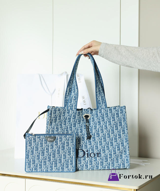 Fortok Dior Dioriviera Spongy Book Tote 36x27x16cm  - 1