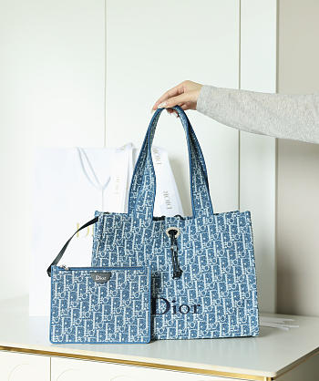 Fortok Dior Dioriviera Spongy Book Tote 36x27x16cm 