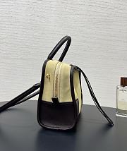 Fortok Loewe Small Amazona 180 Bag Suede and Leather Beige 24✕18.5*10cm - 5