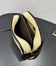 Fortok Loewe Small Amazona 180 Bag Suede and Leather Beige 24✕18.5*10cm - 4