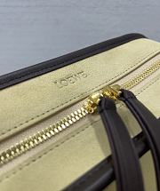 Fortok Loewe Small Amazona 180 Bag Suede and Leather Beige 24✕18.5*10cm - 2