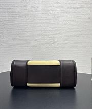 Fortok Loewe Small Amazona 180 Bag Suede and Leather Beige 24✕18.5*10cm - 3
