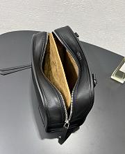 Fortok Loewe Small Amazona 180 Bag Leather Black 24✕18.5*10cm - 5