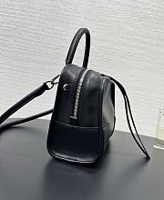 Fortok Loewe Small Amazona 180 Bag Leather Black 24✕18.5*10cm - 4