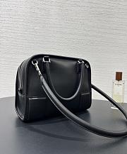Fortok Loewe Small Amazona 180 Bag Leather Black 24✕18.5*10cm - 3