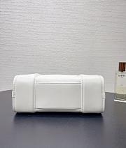 Fortok Loewe Small Amazona 180 Bag Leather White 24✕18.5*10cm - 4