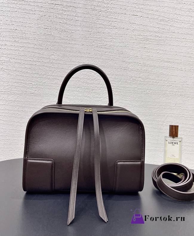 Fortok Loewe Small Amazona 180 Bag Leather Brown 24✕18.5*10cm - 1