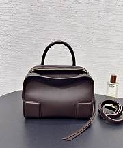 Fortok Loewe Small Amazona 180 Bag Leather Brown 24✕18.5*10cm - 5