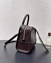 Fortok Loewe Small Amazona 180 Bag Leather Brown 24✕18.5*10cm - 4