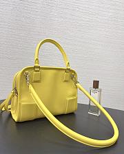 Fortok Loewe Small Amazona 180 Bag Leather Lemon Yellow 24✕18.5*10cm - 6