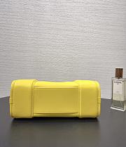 Fortok Loewe Small Amazona 180 Bag Leather Lemon Yellow 24✕18.5*10cm - 4