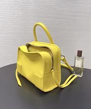 Fortok Loewe Small Amazona 180 Bag Leather Lemon Yellow 24✕18.5*10cm - 3