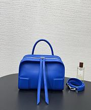 Fortok Loewe Small Amazona 180 Bag Leather Blue 24✕18.5*10cm - 1