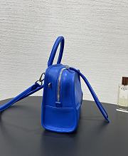 Fortok Loewe Small Amazona 180 Bag Leather Blue 24✕18.5*10cm - 4