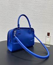 Fortok Loewe Small Amazona 180 Bag Leather Blue 24✕18.5*10cm - 2