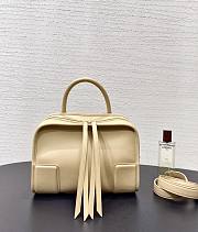 Fortok Loewe Small Amazona 180 Bag Leather Light Beige 24✕18.5*10cm - 1