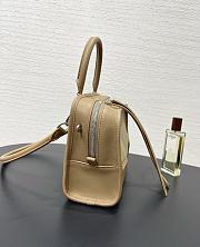 Fortok Loewe Small Amazona 180 Bag Leather Taupe 24✕18.5*10cm - 6