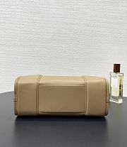 Fortok Loewe Small Amazona 180 Bag Leather Taupe 24✕18.5*10cm - 2