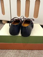 Fortok Marni Leather Mary Jane Soft Ballerinas Black - 2