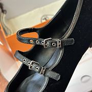Fortok Hermès Lilia Ballet Flats Black Suede - 3