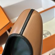 Fortok Hermès Lilia Ballet Flats Brown - 6