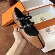 Fortok Hermès Lilia Ballet Flats Brown - 2