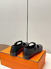Fortok Hermès Nectar Ballet Flat Black - 6