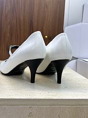 Fortok Hermès Kiara Pump White 6cm - 4