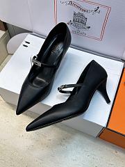 Fortok Hermès Kiara Pump Black 6cm - 4