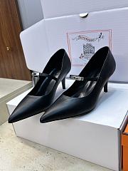 Fortok Hermès Kiara Pump Black 6cm - 3