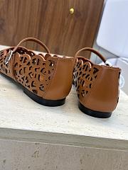 Fortok Hermès Meli Ballet Flats Brown - 5