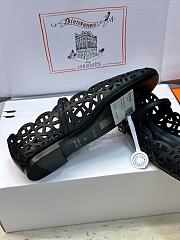 Fortok Hermès Meli Ballet Flats Black - 3