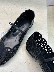 Fortok Hermès Meli Ballet Flats Black - 2