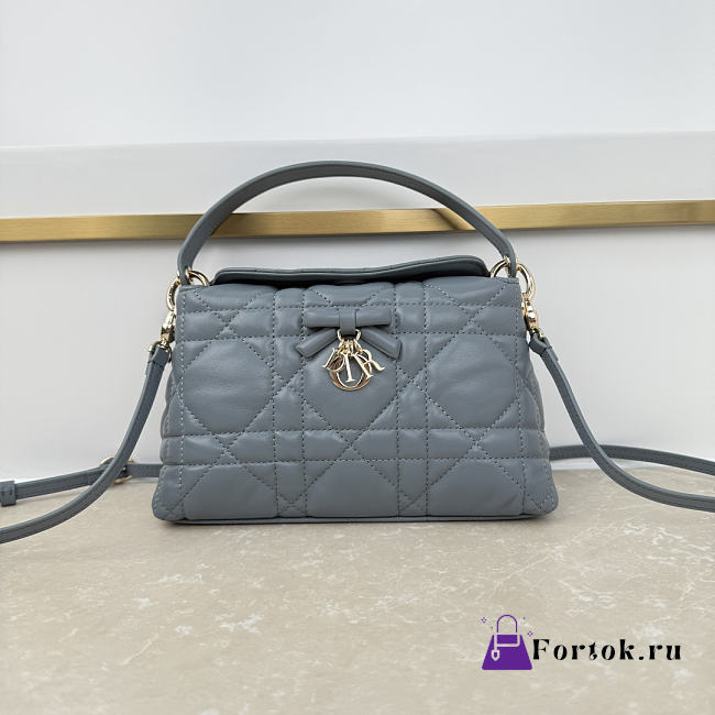 Fortok Dior Adiorable Top Handle Mini Bag Haze Blue 22.5 x 13 x 9cm - 1