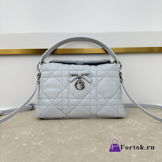 Fortok Dior Adiorable Top Handle Mini Bag Light Blue 22.5 x 13 x 9cm - 1