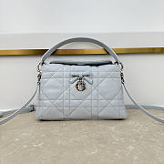 Fortok Dior Adiorable Top Handle Mini Bag Light Blue 22.5 x 13 x 9cm - 1