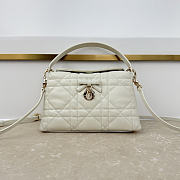 Fortok Dior Adiorable Top Handle Mini Bag White 22.5 x 13 x 9cm - 1