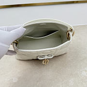 Fortok Dior Adiorable Top Handle Mini Bag White 22.5 x 13 x 9cm - 6