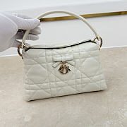 Fortok Dior Adiorable Top Handle Mini Bag White 22.5 x 13 x 9cm - 5