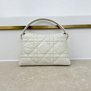 Fortok Dior Adiorable Top Handle Mini Bag White 22.5 x 13 x 9cm - 4