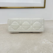 Fortok Dior Adiorable Top Handle Mini Bag White 22.5 x 13 x 9cm - 2
