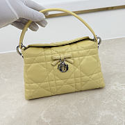 Fortok Dior Adiorable Top Handle Mini Bag Yellow 22.5 x 13 x 9cm - 4