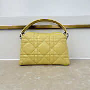 Fortok Dior Adiorable Top Handle Mini Bag Yellow 22.5 x 13 x 9cm - 3