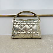 Fortok Dior Adiorable Top Handle Mini Bag Metallic Gold 22.5 x 13 x 9cm - 3