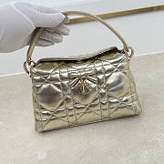 Fortok Dior Adiorable Top Handle Mini Bag Metallic Gold 22.5 x 13 x 9cm - 2