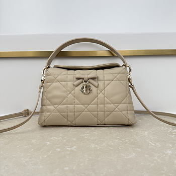 Fortok Dior Adiorable Top Handle Mini Bag Camel-Beige 22.5 x 13 x 9cm