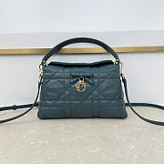 Fortok Dior Adiorable Top Handle Mini Bag Greyish Lake Green 22.5 x 13 x 9cm - 1