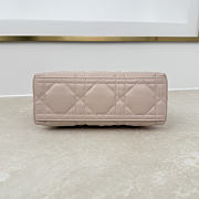 Fortok Dior Adiorable Top Handle Mini Bag Blush Pink 22.5 x 13 x 9cm - 3