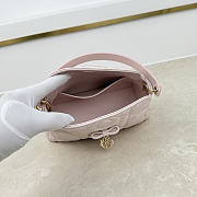 Fortok Dior Adiorable Top Handle Mini Bag Light Pink 22.5 x 13 x 9cm - 6