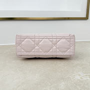 Fortok Dior Adiorable Top Handle Mini Bag Light Pink 22.5 x 13 x 9cm - 4